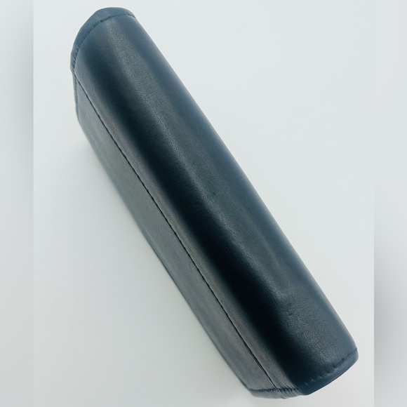 Vintage Coach Zip Around Compact Clutch 6901 Black Leather Wallet Organizer - Picture 15 of 16